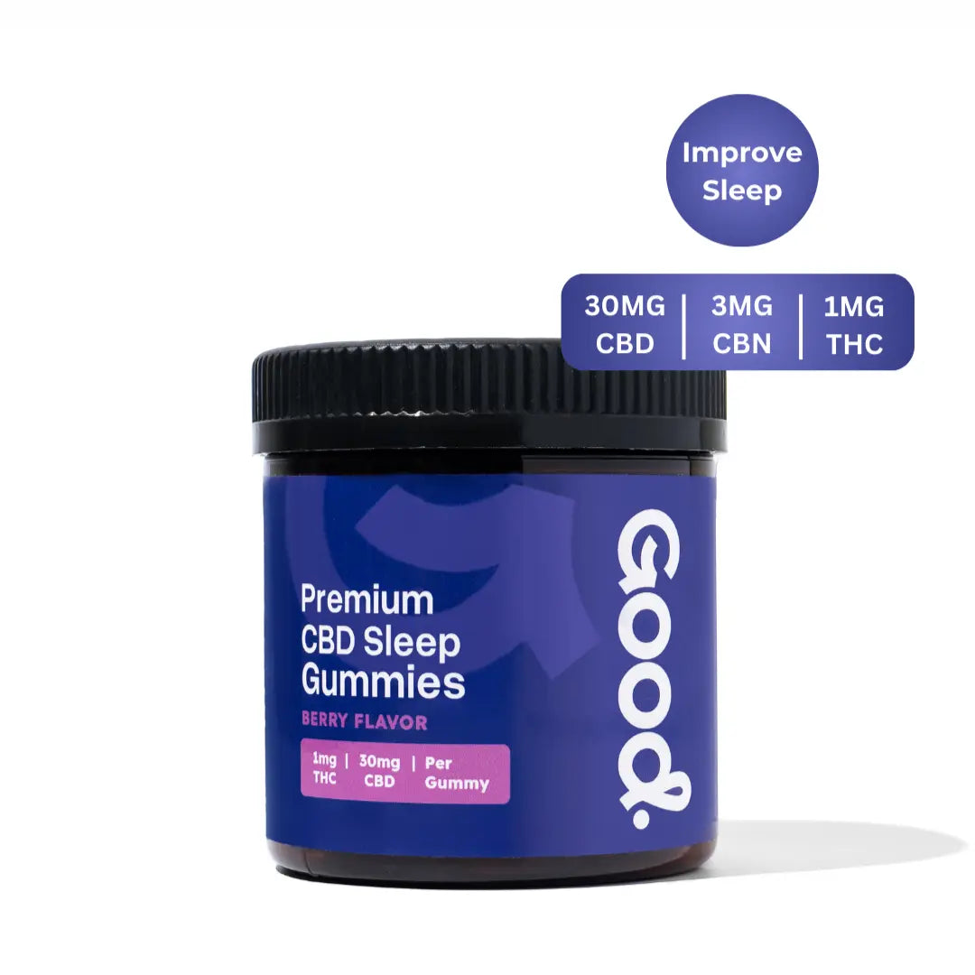 30mg CBD sleep gummies berry flavor nighttime formula — Good Organics