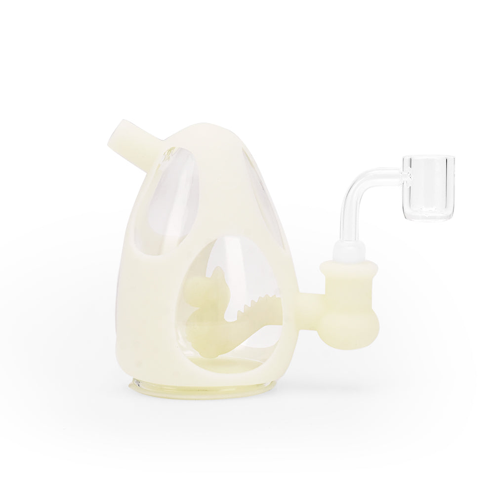Ritual - 5'' Silicone Yoshi Egg Rig - UV Titanium White – Gunna Smoke, LLC
