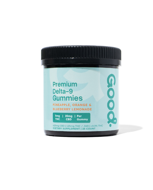 Tropicanna 5mg Delta 9 THC gummies mixed tropical flavors
