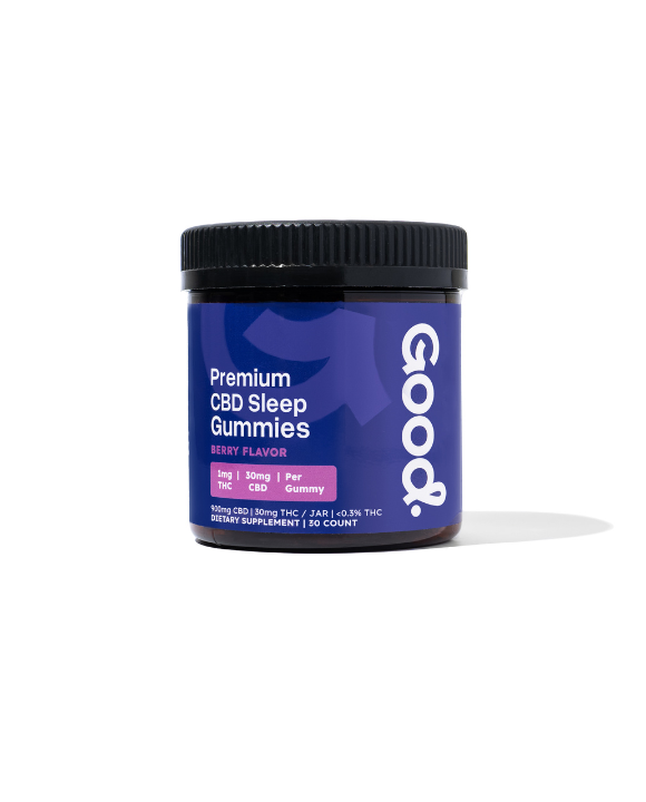 30mg CBD sleep gummies berry flavor nighttime formula — Good Organics