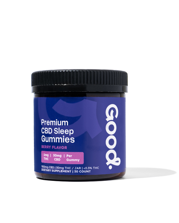 30mg CBD sleep gummies berry flavor nighttime formula — Good Organics