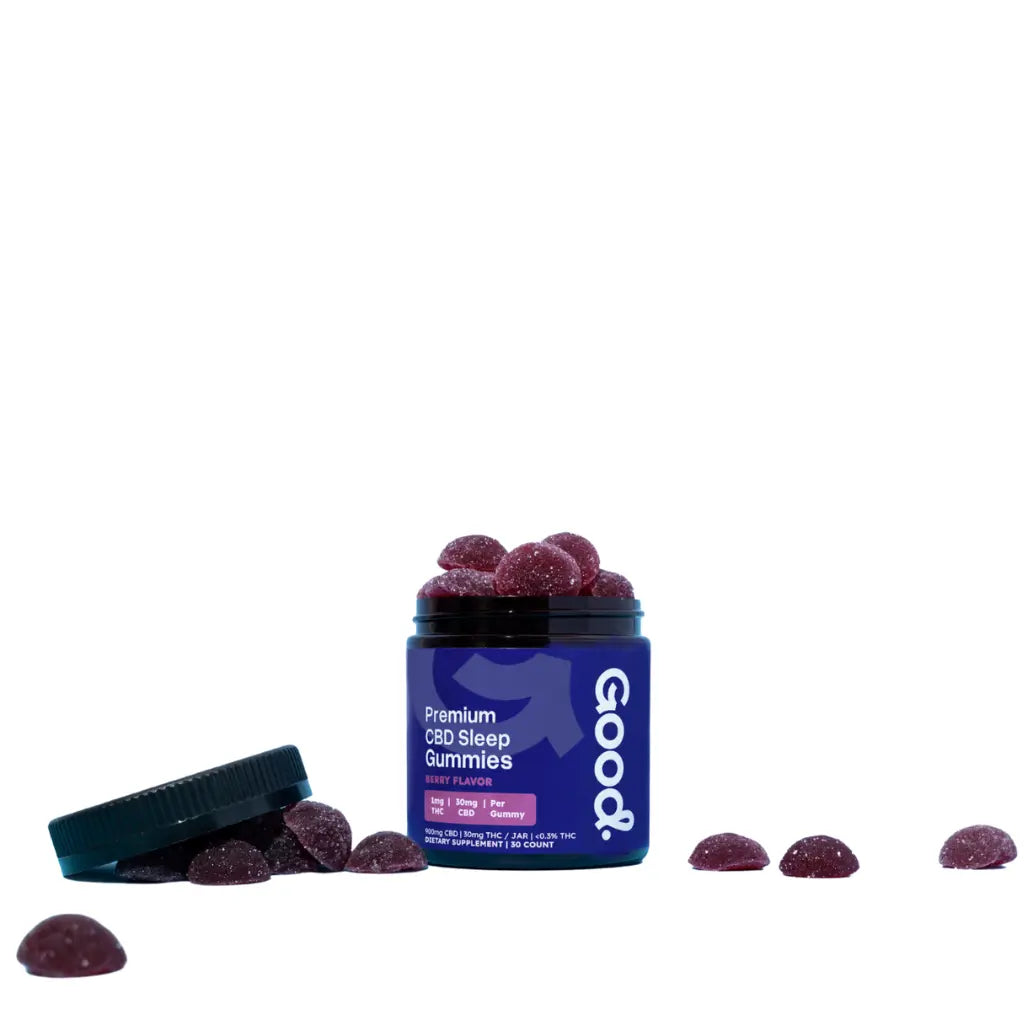 30mg CBD sleep gummies berry flavor nighttime formula — Good Organics